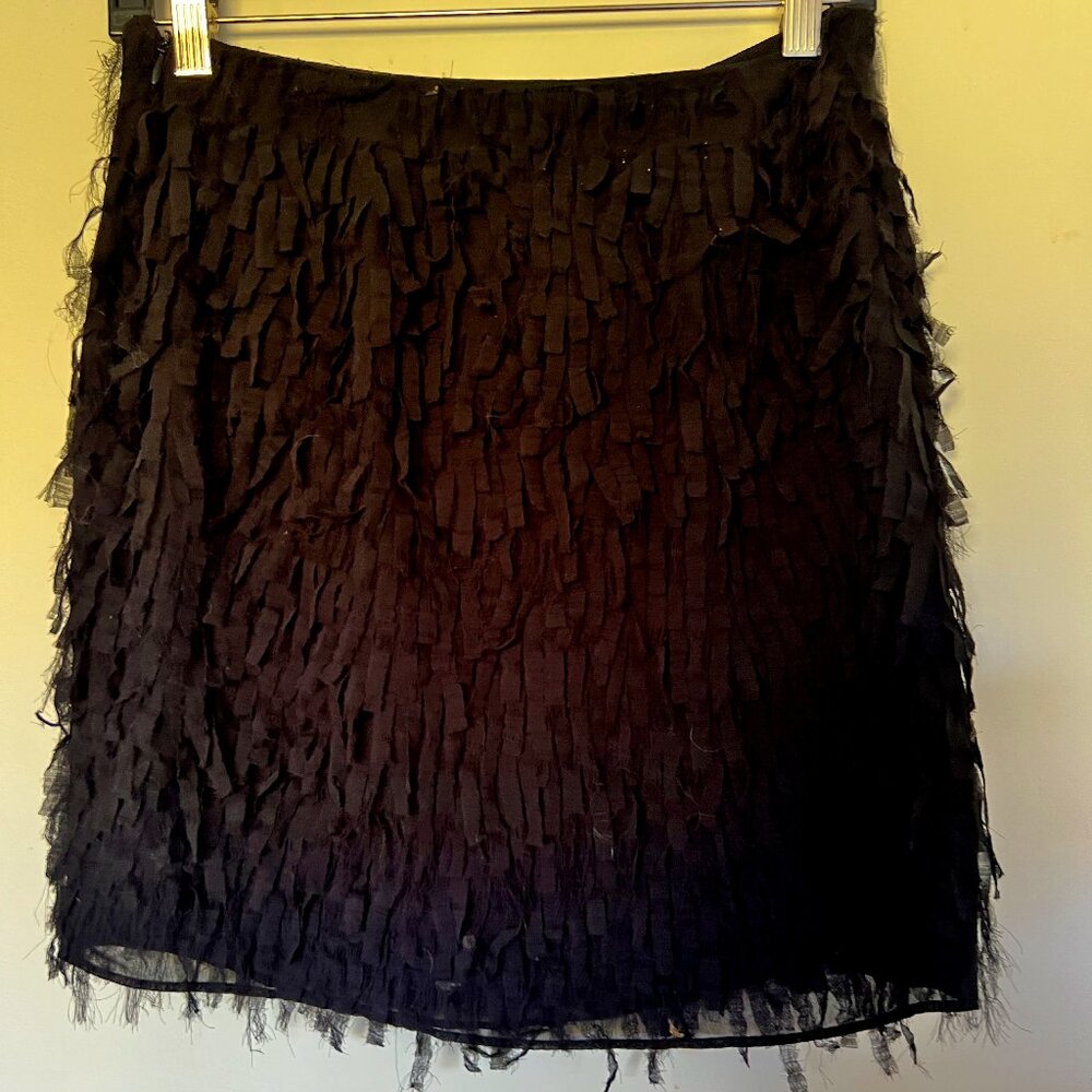 Ann Taylor Rag/Shag Black Miniskirt